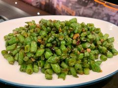 榄菜肉松炒四季豆-金翠河烧鹅餐厅(北城天街店)