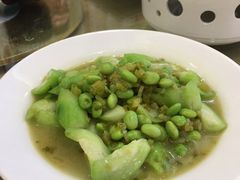 宁波咸齑煮丝瓜毛豆-金时代顺风大酒店(协泰店)