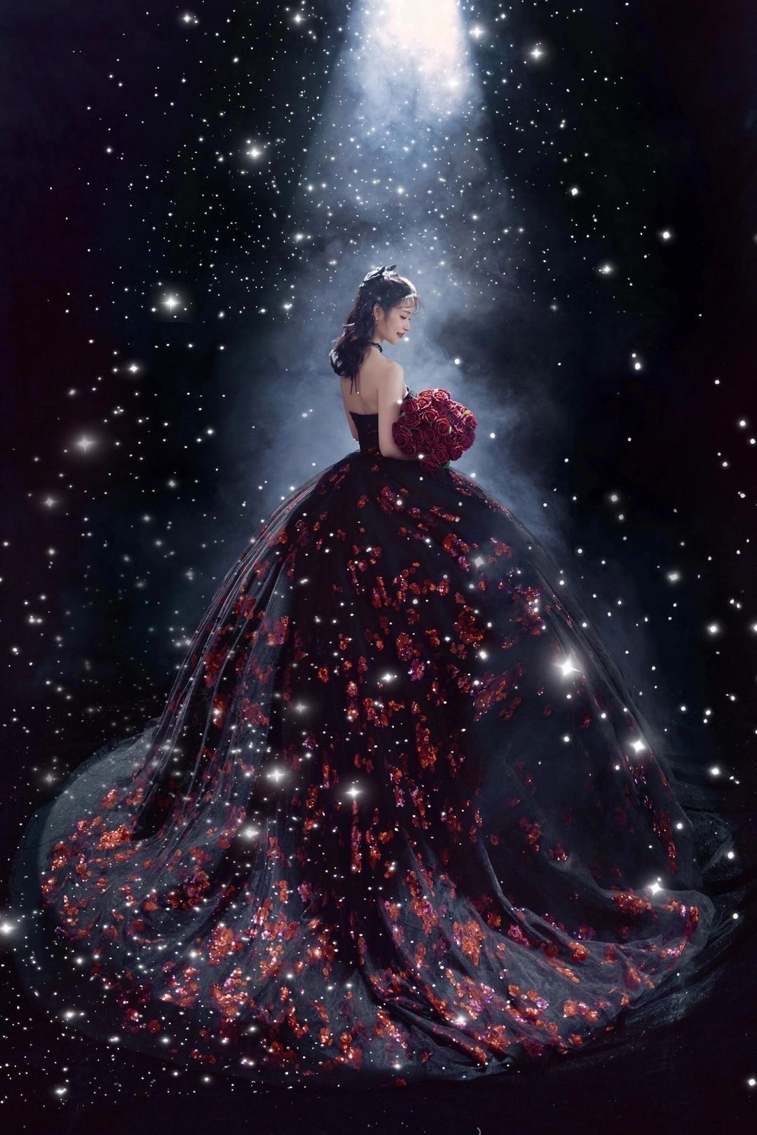 黑纱婚纱照 #愿每个女孩都能嫁给爱情