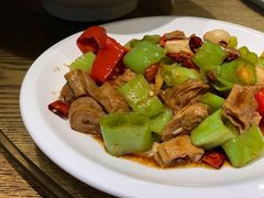 杭椒富贵肉-李连贵熏肉大饼(太行山路分店)