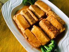 自制豆腐-菠菜美食