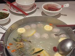 苦瓜黄豆汤底-八合里潮汕鲜牛肉火锅(深圳海岸城店)