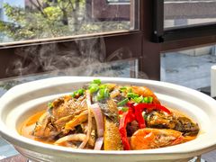 杂鱼煲-阿峰饭店·本地土菜馆·农家土鸡煲·一品神仙鸡(报福店)