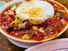 -歹歹的加个面过油肉拌面