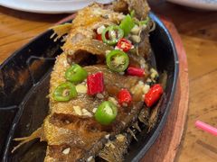 -东来菜馆•手抓海鲜家常菜•海鲜锅贴(鸽子窝店)