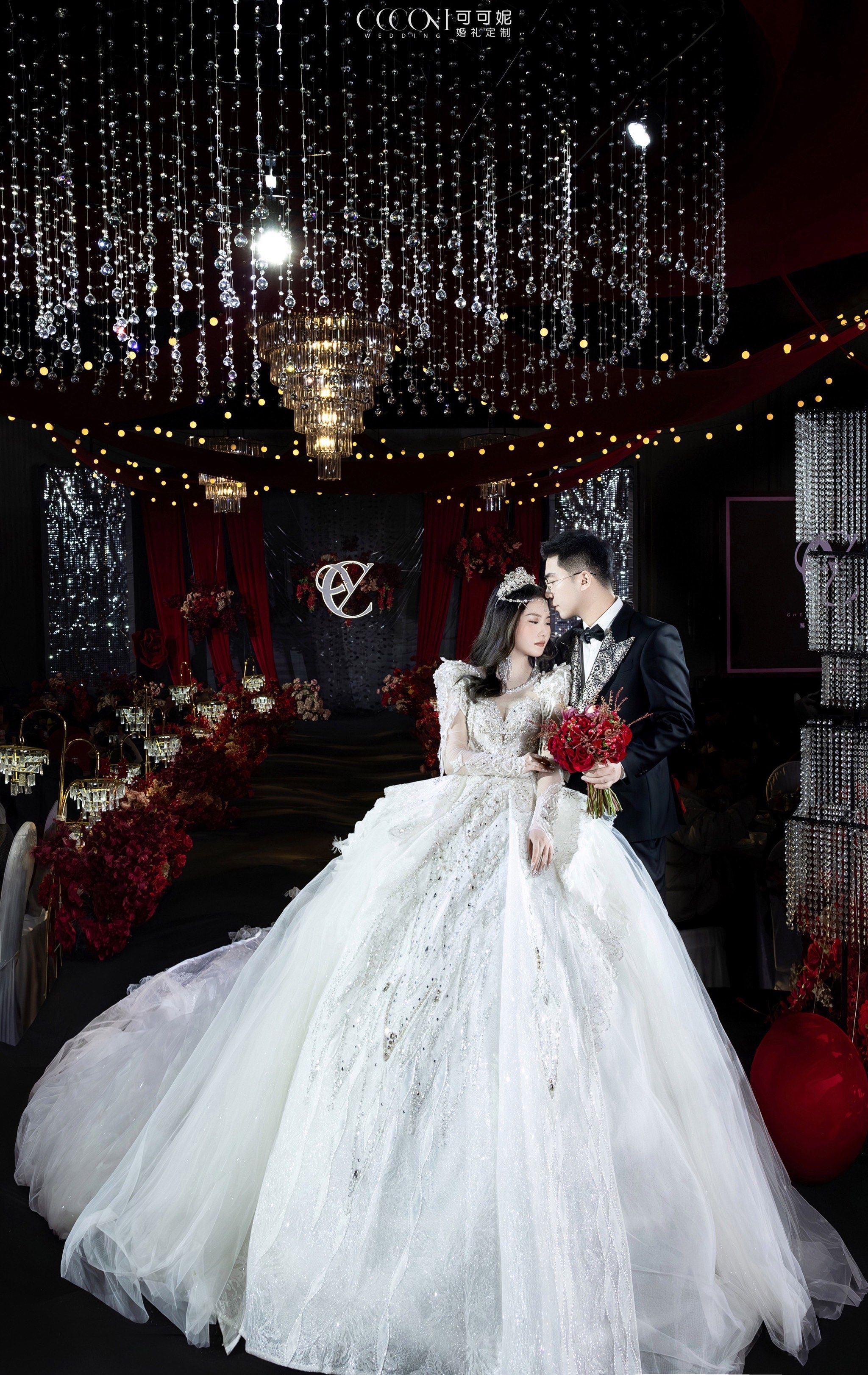 婚宴|许你一场浓郁红色婚礼