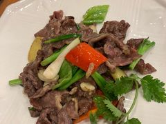 葱姜爆炒黄牛展-阿多私房菜(顺德店)