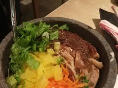 黑椒鸡腿肉石锅拌-新石器烤肉(中房金谊广场店)