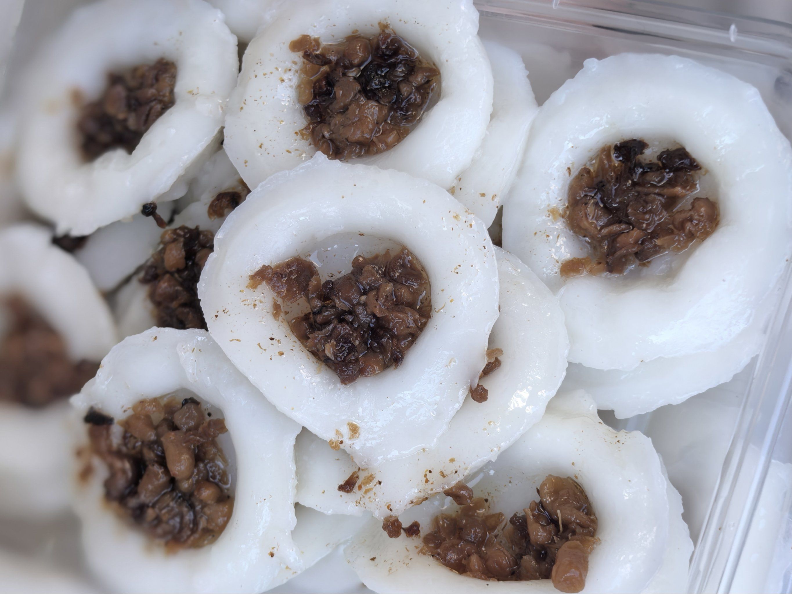 久违的咸水粿,可惜不太热