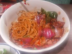 鲜切牛肉虾仁拌面-王繁星面馆(西安熙地港店)