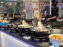 自助取餐区-阿财老铺·老蚌埠龙虾城(华夏总店)