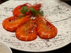 白灼九结虾-嘉美轩·精细潮州菜·商务宴请(惠州佳兆业铂尔曼酒店)