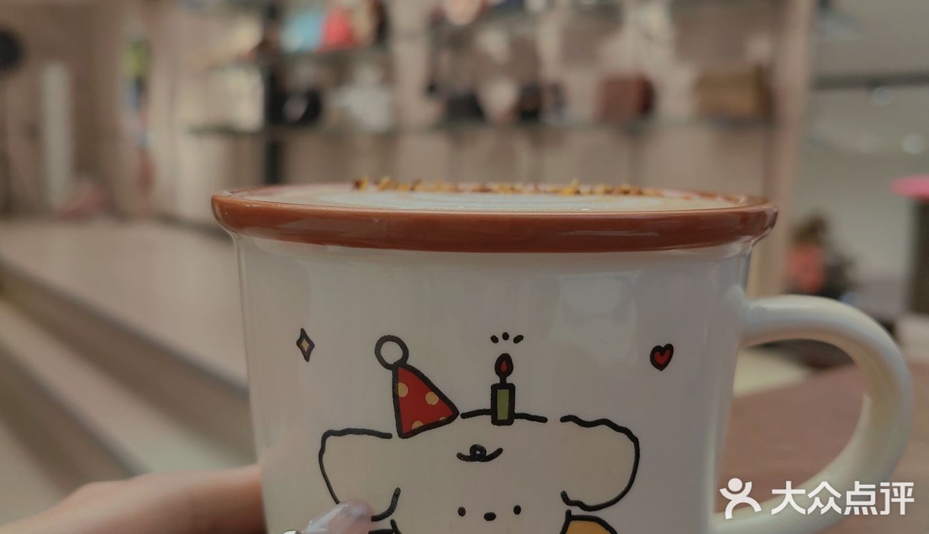 舌尖上的春日，就在这一杯桂花拿铁～