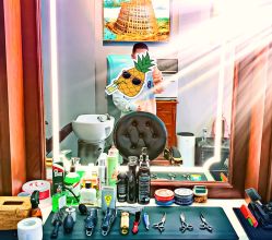 -595barbershop美式油头