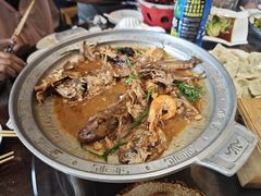 -东来菜馆•手抓海鲜家常菜•海鲜锅贴(鸽子窝店)