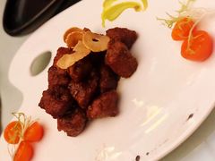 青芥香蒜牛柳粒-唐廊烤鸭店(工体店)