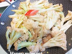 干锅有机花菜-刘胖子家常菜·蹄花焖藕(兴业店)