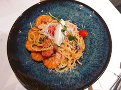 鲜茄大虾意粉配马斯卡彭奶酪-BE BRIGHT KITCHEN(正佳广场店)