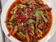 大蒜烧鲶鱼-北京邮电大学-清真餐厅