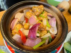 啫啫牛蛙煲-绿柠食堂(北外滩店)