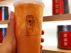 多肉粉桃啤酒茶-LELECHA乐乐茶(上海五角场万达广场店)