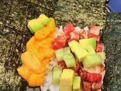 和牛海胆手卷-炎蔵牛舌烤肉