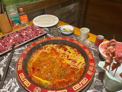 牛油红锅-蜀辣居鲜货老火锅(红牌楼店)