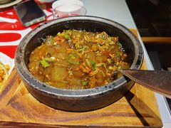 石锅凉粉炒米-汉唐宴长安食府