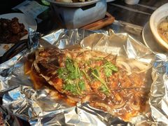 酱烤活鲈鱼-新白鹿餐厅(虹桥南丰城店)