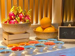 自助调料区-万荟轩海鲜·粤式点心自助餐厅(蓝海风万怡酒店)
