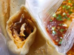 鲜盐豆炒鸡蛋卷饼-徐州小吃(明瓦廊店)