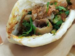 粉蒸肥肠咔饼-豆相识•九九豆腐脑(牛咡桥店)