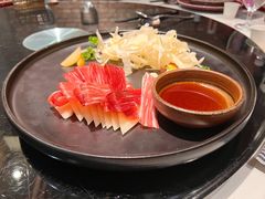 三年金钱火腿配大理手撕乳扇-泓0871臻选云南菜·味庄