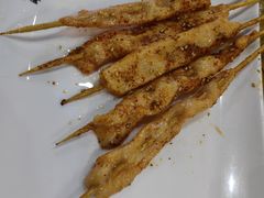 特色鸡肉串-阿里巴巴海鲜烧烤家常菜(黄岛店)
