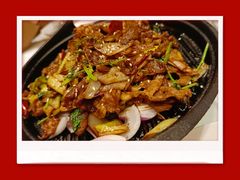 葱爆羊肉-旺顺阁鱼头泡饼(小红门店)