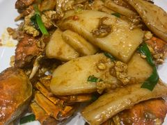 稻田蟹炒手打年糕-筱爷叔·上海传统手工菜(玉树路店)