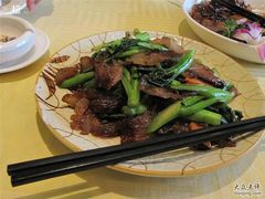 丹水坑-2腊肉炒菜心-美景家宴