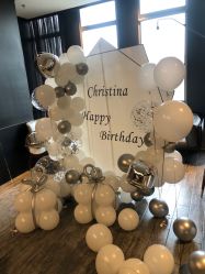 -七月气球布置订婚·宝宝宴· 求婚·生日布置(二七万达店)
