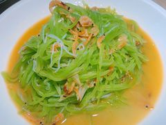 甜晒虾皮炒青笋丝-味莊·青岛菜(云霄路店)