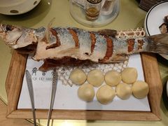 虾油海鲈鱼-山东宾馆·齐鲁苑餐厅