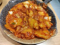 辣白菜炒土豆片-全洲拌饭(万达店)