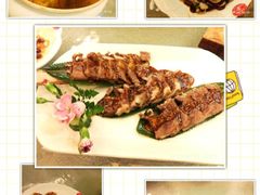 黑椒汁焗牛肋排，烧鹅皇，红腰豆百合煮鲍鱼仔-北海渔村酒楼·粤菜海鲜点心(新华店)