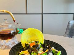 野菌银杏炒芦笋-御公馆中餐厅·点心·顺德菜·佛山东平保利洲际酒店