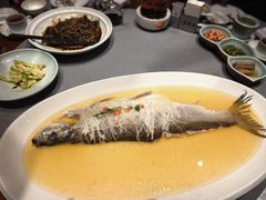 传统清蒸大白鱼-淮扬府(安定门店)
