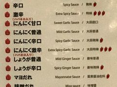 菜单-難波肉劇場