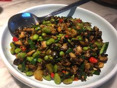 毛豆紫苏炒田螺肉-望湘园·湖南菜(宏伊店)