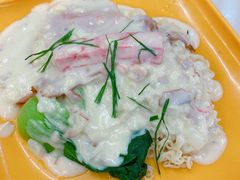 培根芝士火腿捞丁加蟹柳-華歡冰室-WahFoon(吉大店)