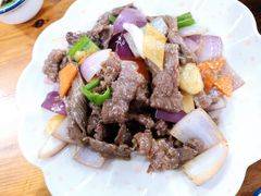 洋葱爆牛肉-南记食粥坊·宵夜大排档(岭南分店)