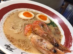 社长原汤拉面双虾双蛋-雷门拉面店(新光天地店)