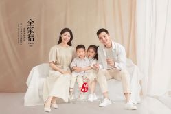 -时光纪亲子全家福照相馆(静安店母女写真父母纪念照)